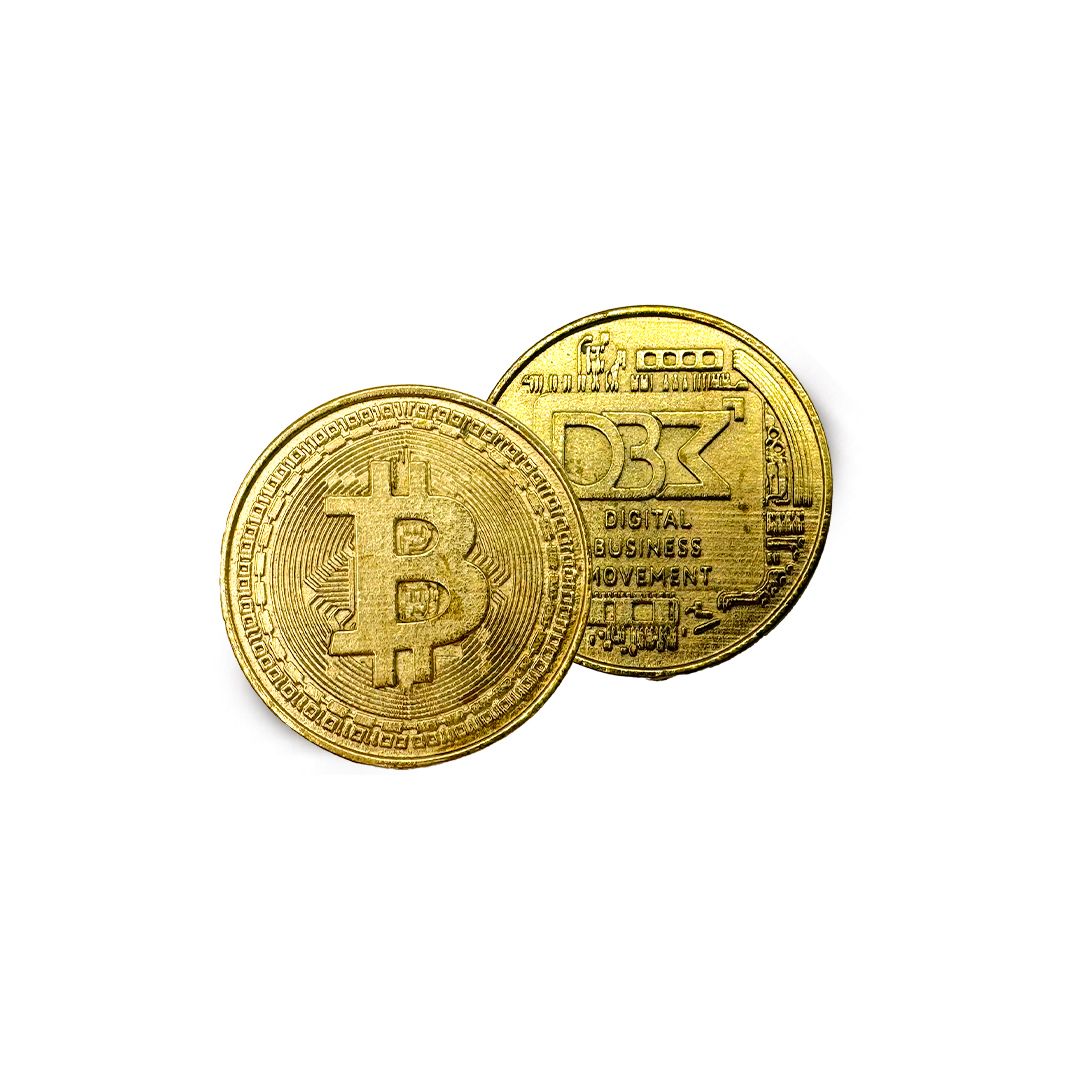 MONETA ORO BITCOIN DBM SINGOLA